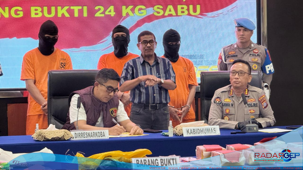 Polisi Gagalkan Peredaran 24 Kg Sabu di Palu, 3 Pelaku Ditangkap
